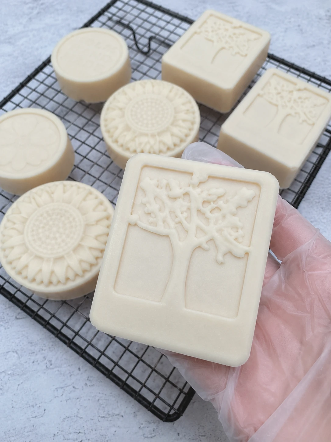 Pure goat milk, raw honey, shea butter, and olive oil — key ingredients in goat milk honey soap